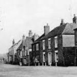 An old photograph of houses in Thatcham