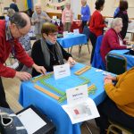 A group of people from u3a playing a game