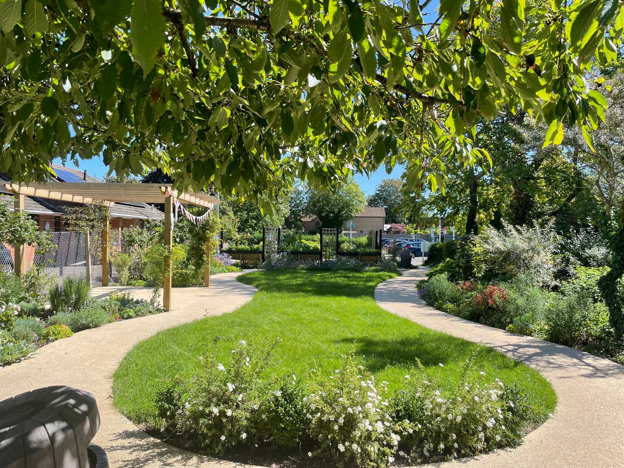 Jubilee Sensory Garden in summer