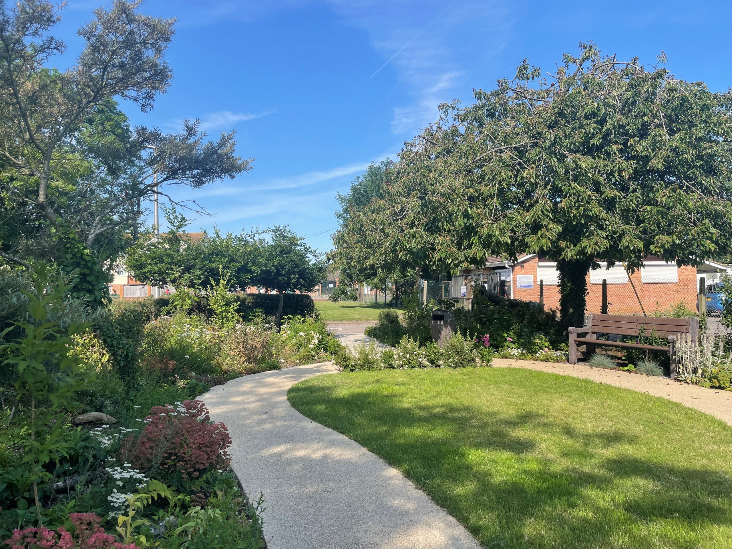 Jubilee Sensory Garden in summer