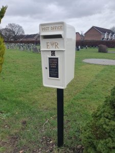 Postbox to send letters to lost loved ones at London Road Cemetery