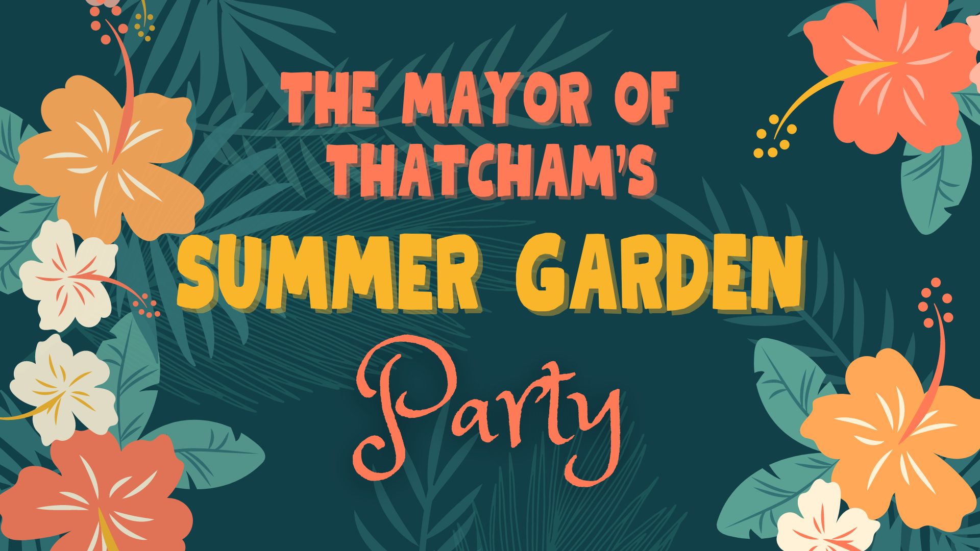 The Mayor of Thatcham's Summer Garden Party