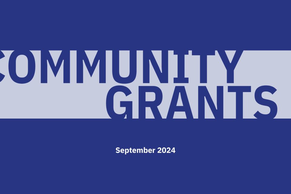 Community Grants September 2024